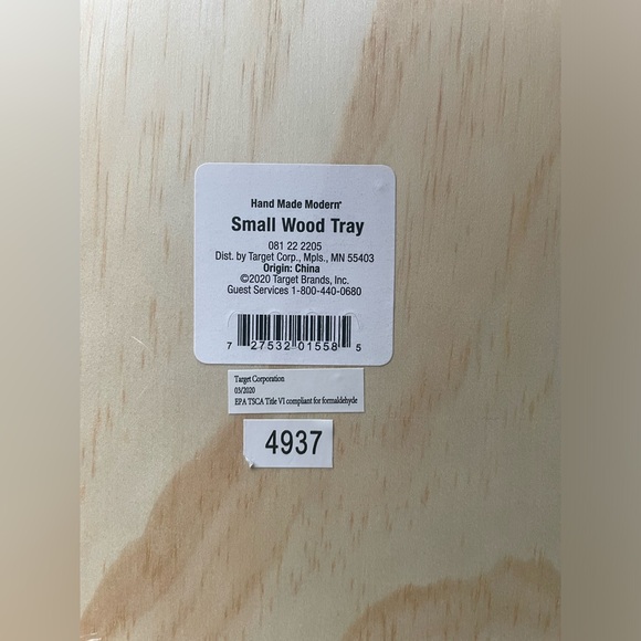 Wooden tray - Picture 3 of 8